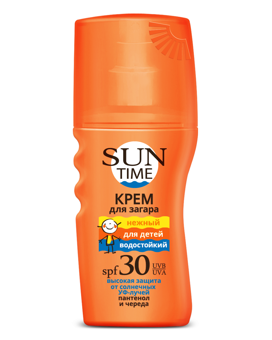 Нежный крем для загара для детей SPF30