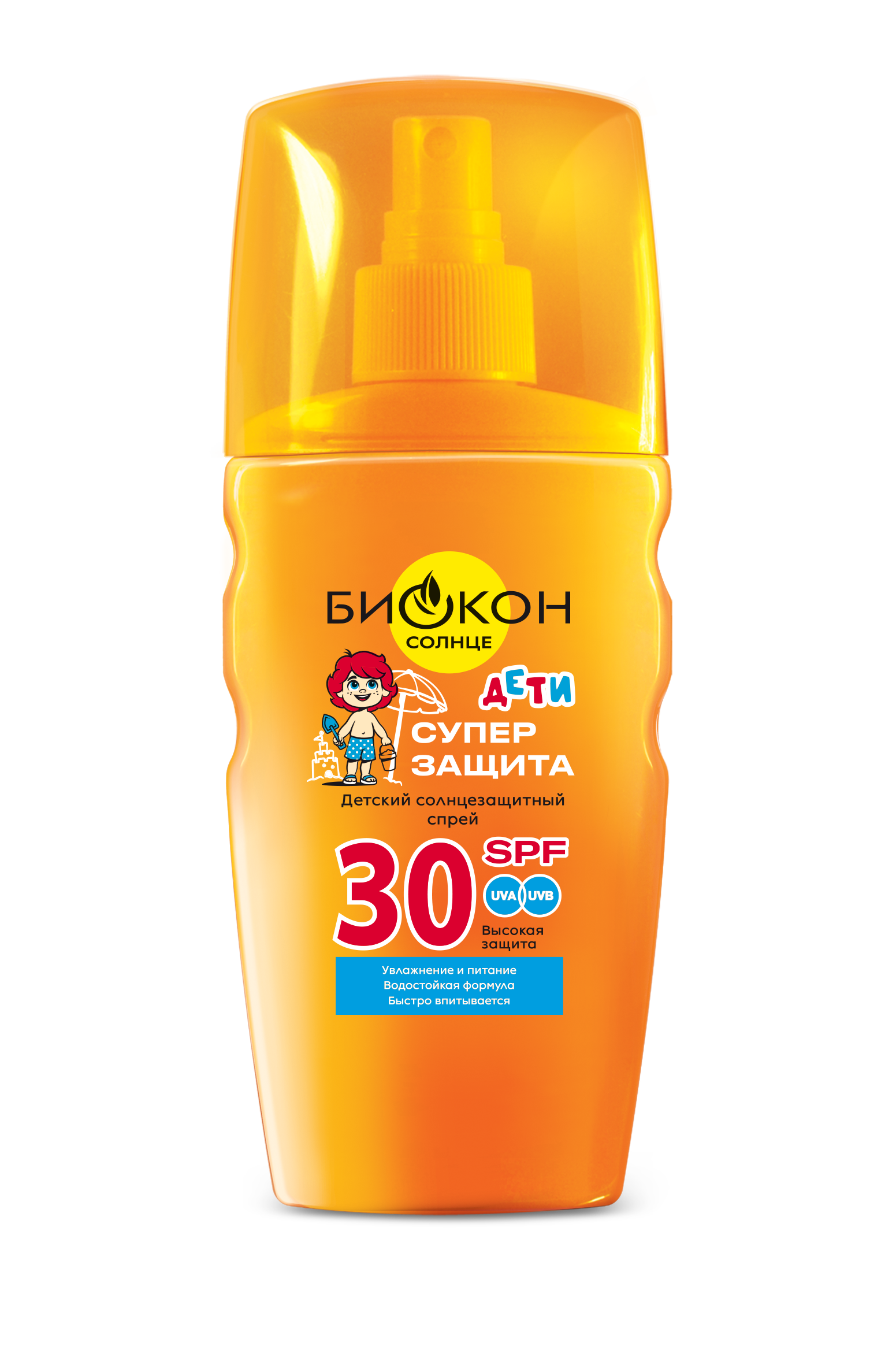 Детский солнцезащитный спрей SPF 30