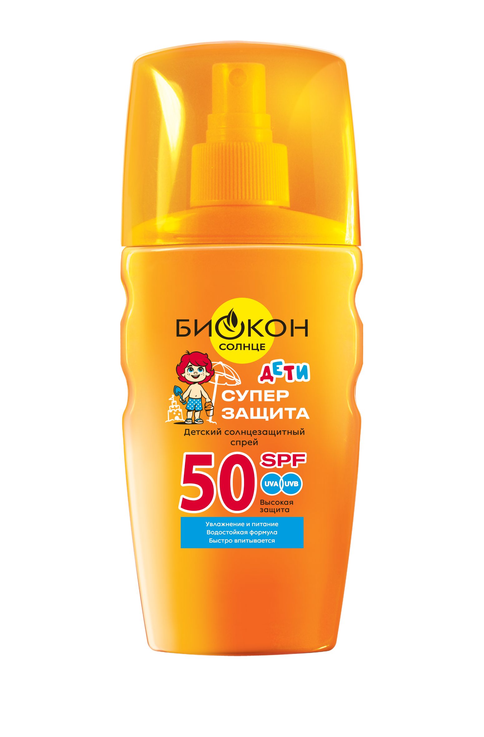 Детский солнцезащитный спрей SPF 50